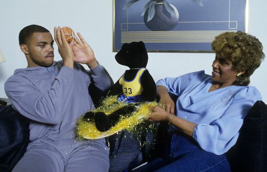 Charles Barkley z mamą