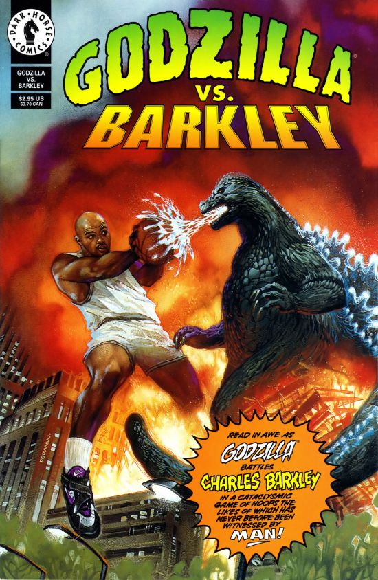 Charles Barkley vs Godzilla
