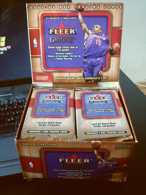 2002-03 Fleer Genuine box