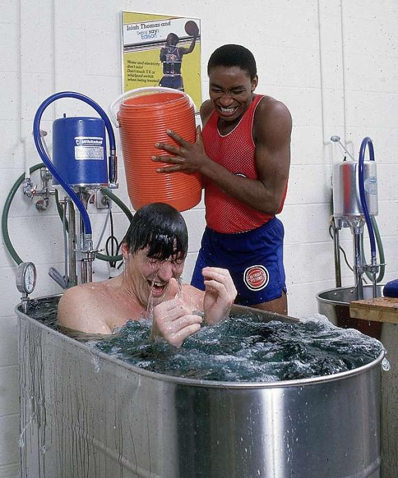 Bill Laimbeer i Isiah Thomas