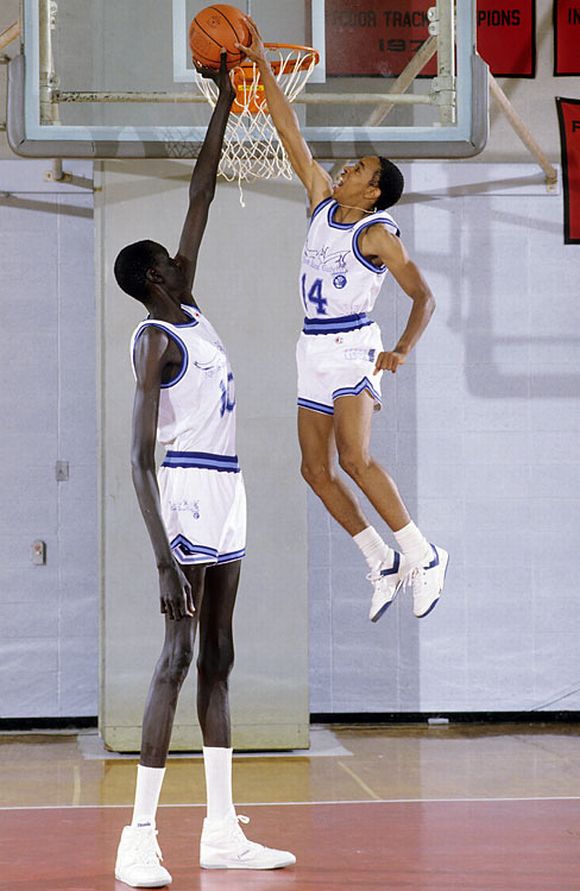 Manute Bol i Spud Webb