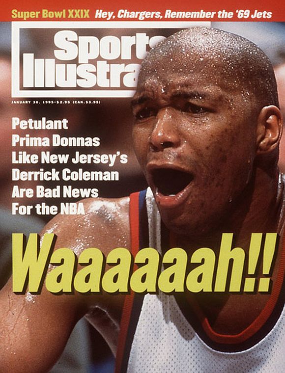 Derrick Coleman - okładka SI