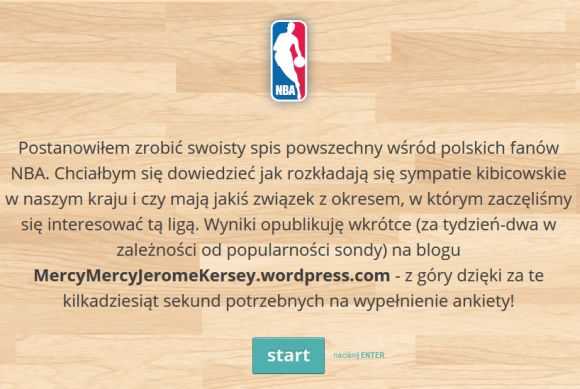 Kliknij, by wypełnić ankietę