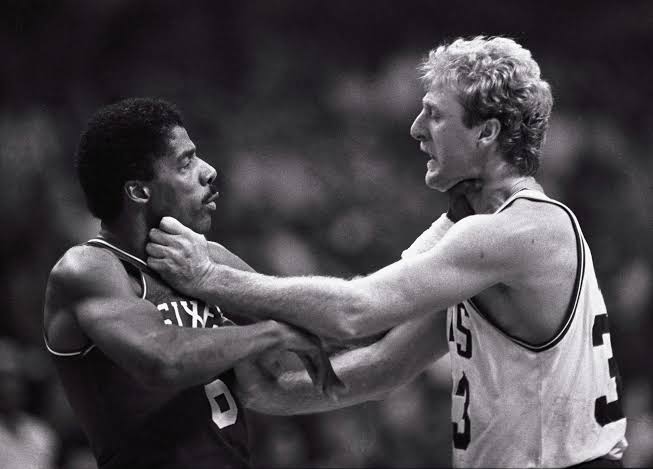 Julius Erving & Larry Bird